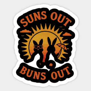 Suns-Out-Buns-Out Sticker